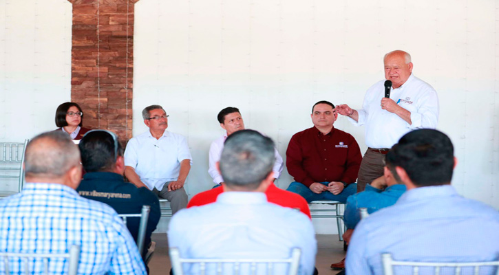 Anuncia el Gobernador 30 mdp para Fondo de Reconversión Agropecuaria del Valle de Santo Domingo
