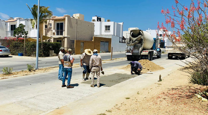 Se han atendido más de 400 baches en el programa Bacheo Tras Fuga en Los Cabos
