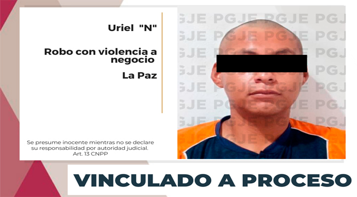 Prisión preventiva para imputado por robo a un Oxxo en La Paz