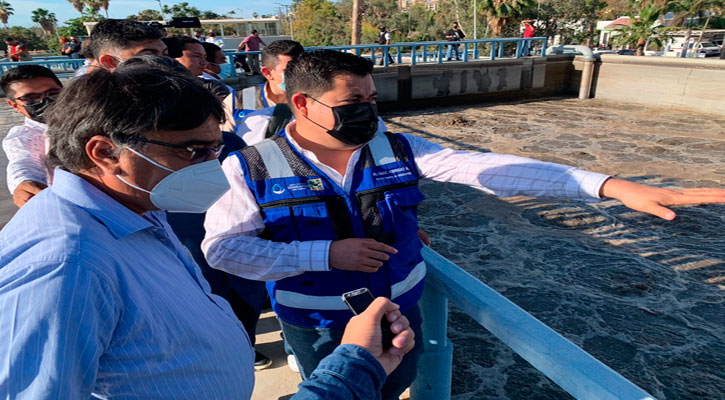 Interviene gobierno de Los Cabos en la Planta de Tratamiento de Aguas Residuales del Centro de SJC