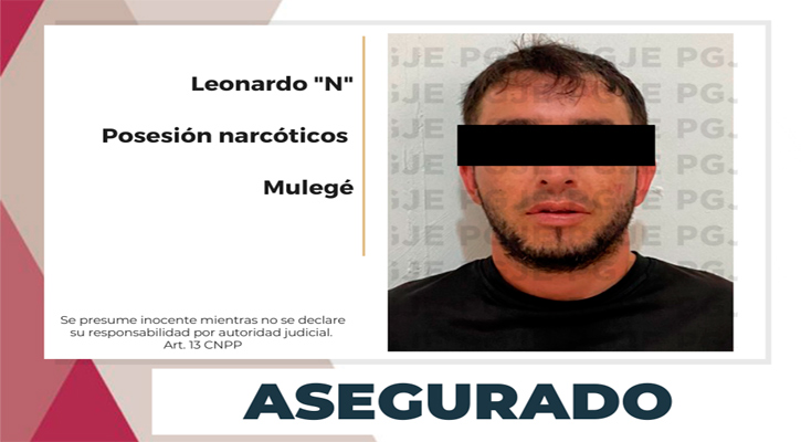 Detienen a sujeto en posesión de 250 dosis de cristal y 80 de marihuana en Santa Rosalía