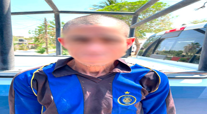 Detienen a sujeto con 5 envoltorios de cristal en La Paz