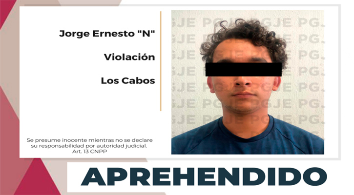 Aprehenden a sujeto por violación