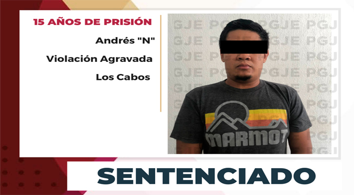 Sentenciado a 15 años de prisión a sujeto por violación agravada en SJC  
