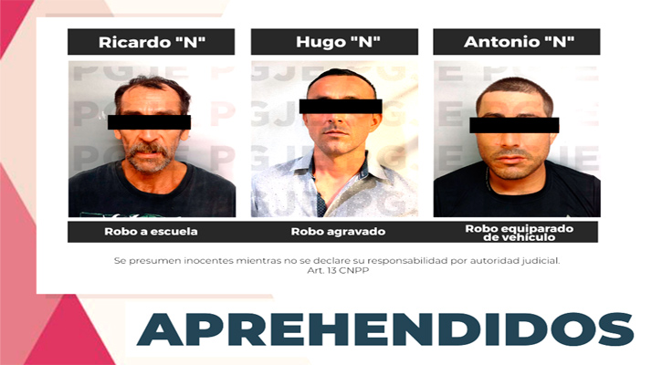 Aprehenden a 4 sujetos por robo en La Paz