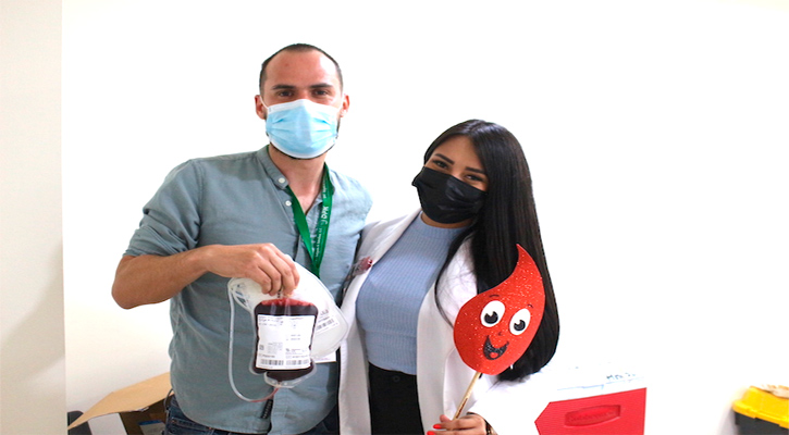 Colecta extramuros de sangre promueve la SSA en BCS