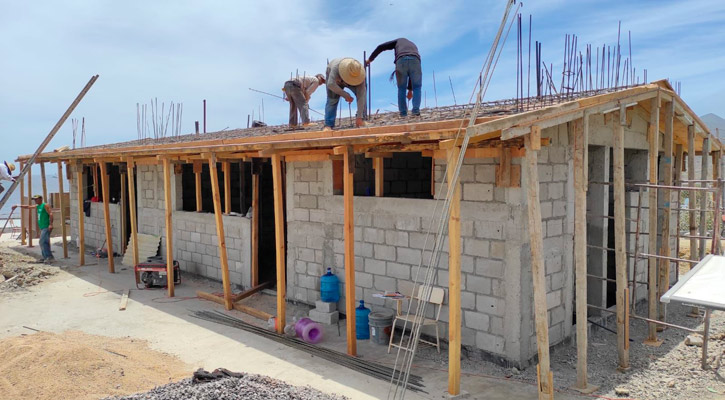 Se recupera paulatinamente el sector de la construcción en BCS