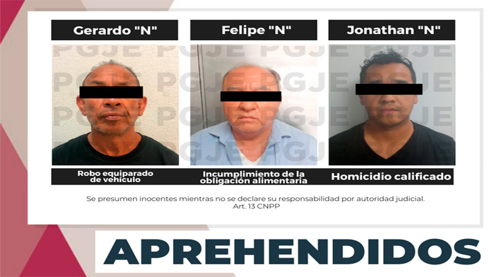 Aprehenden a 3 sujetos por la comisión de diversos delitos en BCS