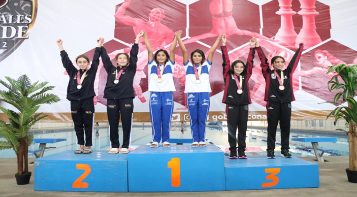Obtuvo 4 medallas la sección infantil de BCS en los Nacionales Conade