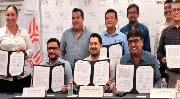 Firman convenio de colaboración gobierno de Los Cabos e Infonavit Firman convenio de colaboración gobierno de Los Cabos e Infonavit