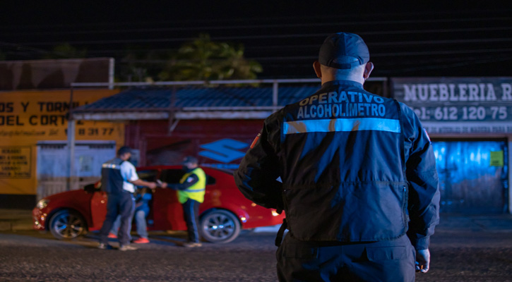 Detectaron a 12 conductores que sobrepasaron el límite de alcohol en la sangre en La Paz
