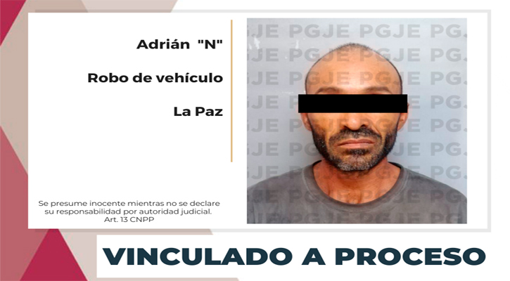 Vinculado a proceso por robo de embarcación en La Paz