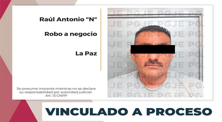 Quedó en prisión preventiva por robo con violencia a Farmacias Guadalajara en La Paz