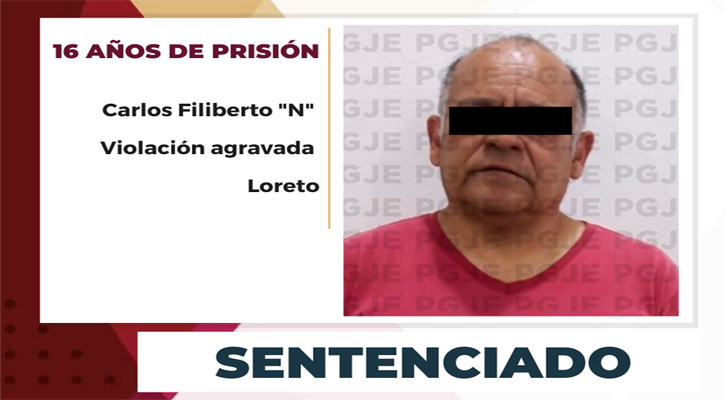 Condena de 16 años de prisión contra acusado de violación en Loreto
