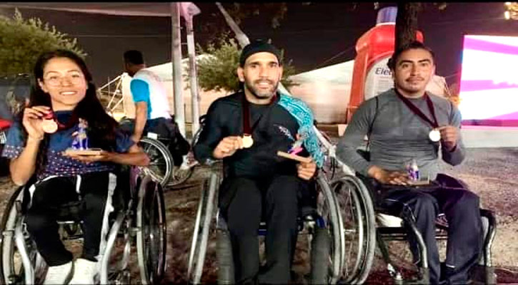 Obtuvo BCS 4 medallas en el Gran Prix de Para Atletismo