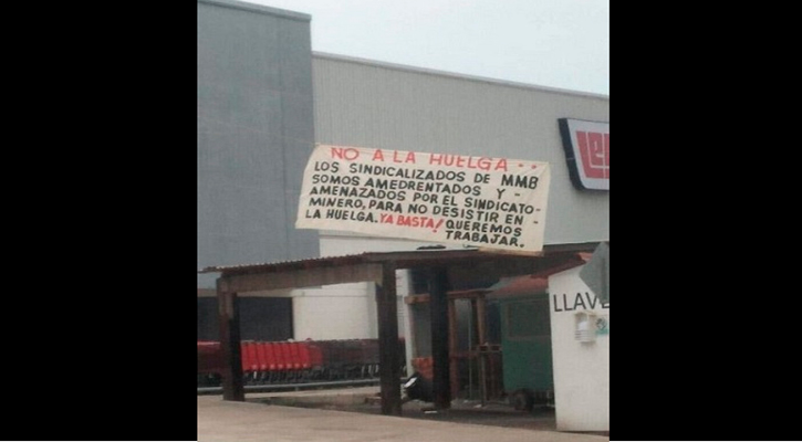 Llega a un mes la huelga de El Boleo