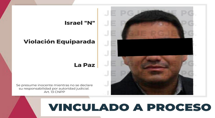Prisión preventiva a sujeto por 3 cargos de violación equiparada agravada en La Paz