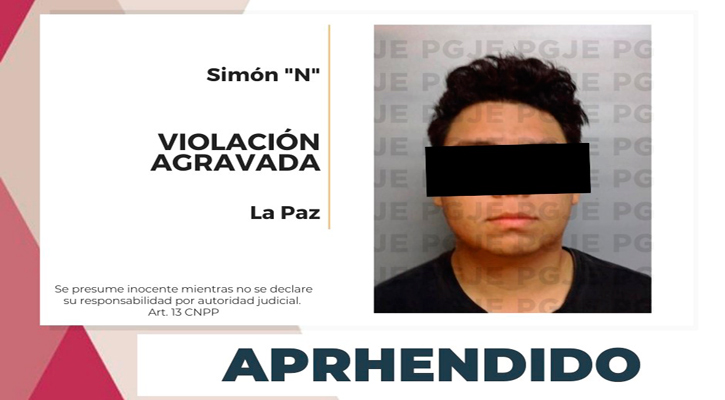 Aprehenden a sujeto por violación en La Paz