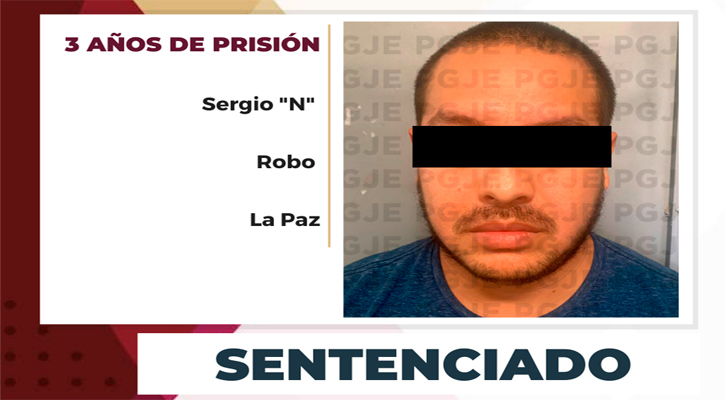 Pasará 3 años en prisión por robo a Exportadora Agrícola en La Paz