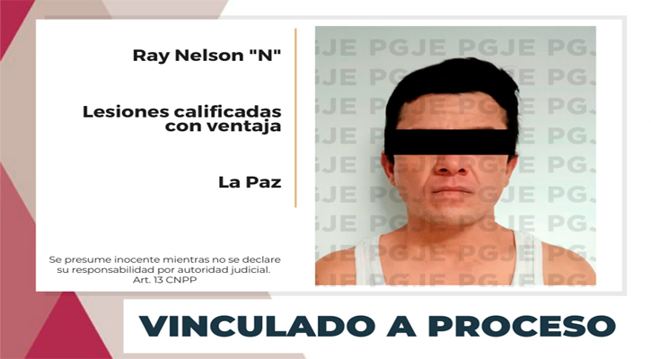Prisión preventiva a sujeto por lesiones calificadas en La Paz