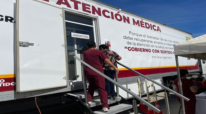 Están las Brigadas Médicas de Salud en la colonia Gastélum en CSL