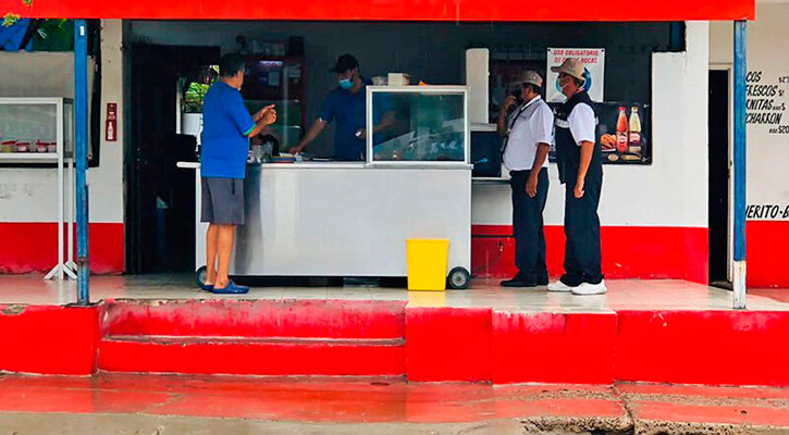 Suspenden temporalmente la venta de alimentos en la vía pública en La Paz y Los Cabos