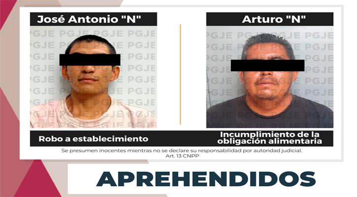 Aprehenden a 2 sujetos en La Paz y Los Cabos