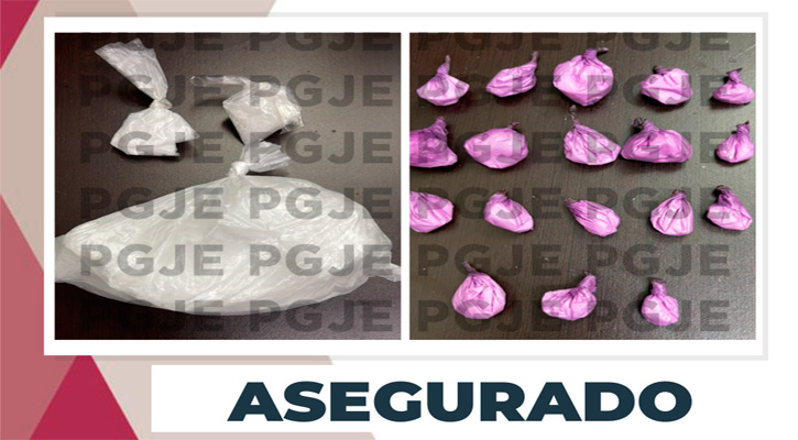 Aseguran a mujer en posesión de 7,500 dosis de cristal en La Paz