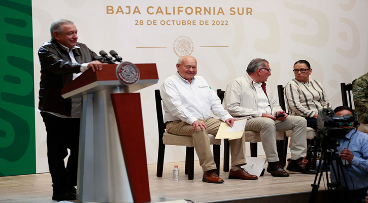 Canaliza gobierno federal 10 mmdp en obras prioritarias para BCS