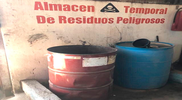 Inspeccionan en La Paz a negocios que manejan residuos peligrosos