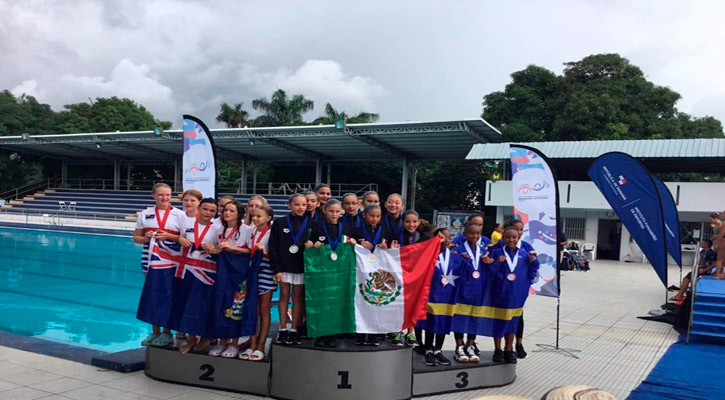 Triunfan ondinas de BCS en Panamá y obtuvieron medalla de oro