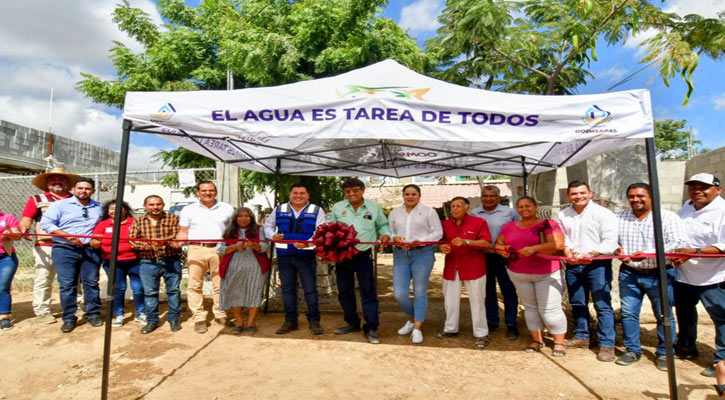 Beneficiará a más de 1,400 personas red hidráulica de agua potable en colonia Azteca en CSL