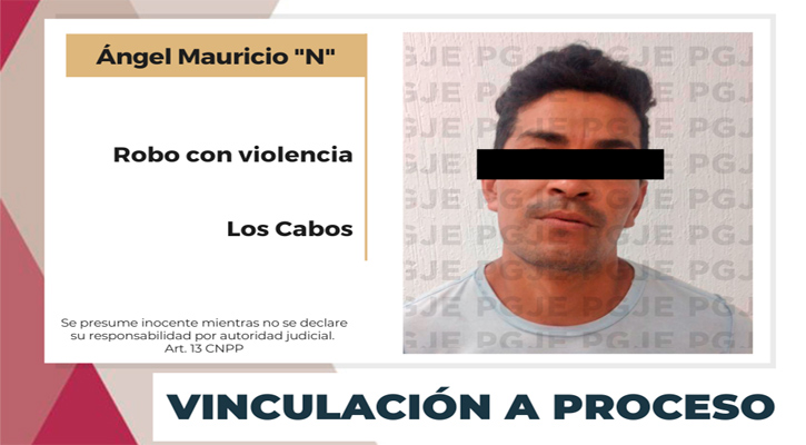 Prisión preventiva a sujeto por robo con violencia en CSL