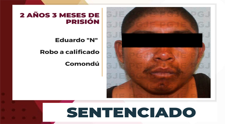 Sentencian 2 años 3 meses a sujeto por tentativa de robo de bienes de servicio público en Ciudad Insurgentes