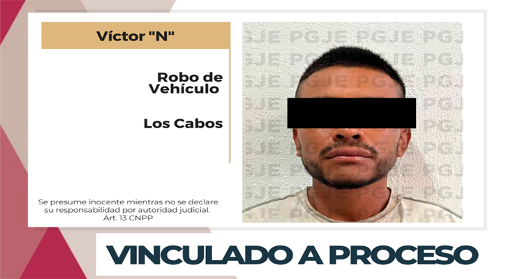 Vinculado a proceso “El Oster” por robo de vehículo en SJC