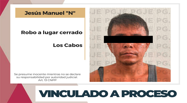 Prisión preventiva a sujeto por robo a una vivienda en CSL