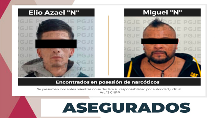 Detienen a 2 narcomenudistas en La Paz y Santa Rosalía