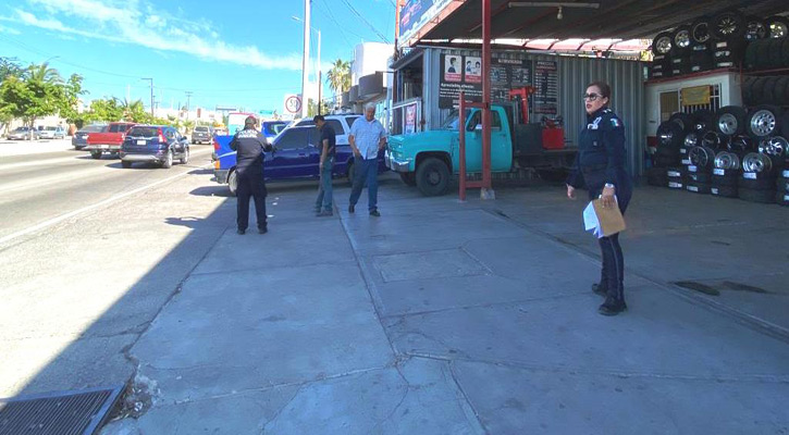 Mantienen en La Paz los Operativos Banquetas Libres