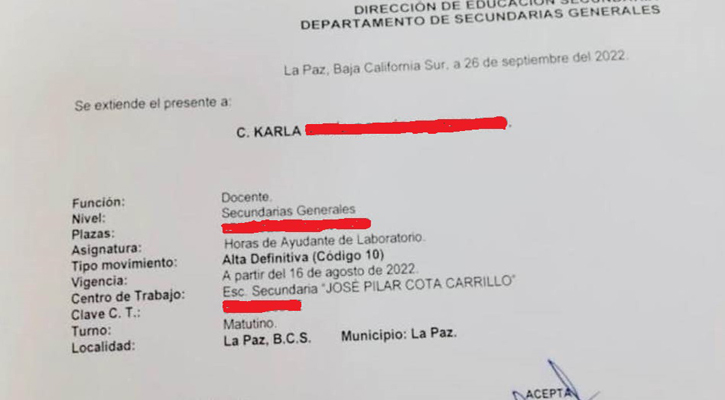 Funcionario de SEP otorgó plazas en forma discrecional; le piden su renuncia