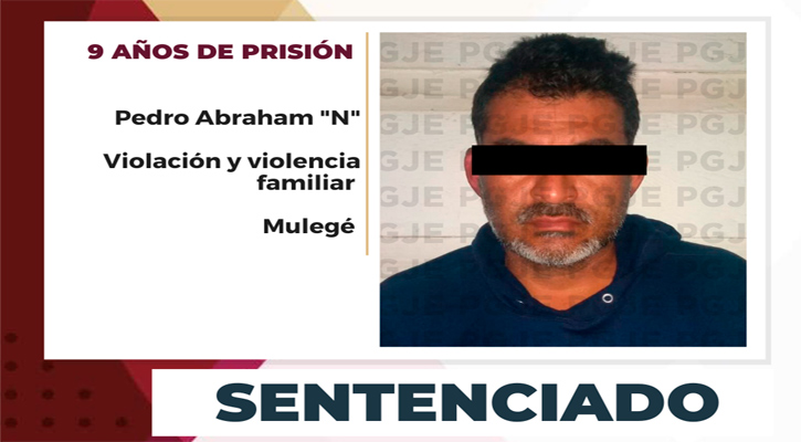 Sentenciado a 9 años de prisión por violencia familiar y violación en Santa Rosalía