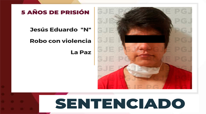 Sentenciado a 5 años de prisión el culpable del robo con violencia a un Oxxo en La Paz