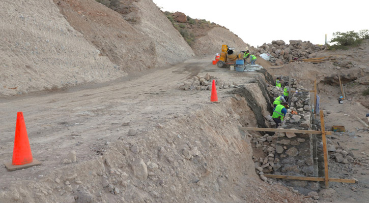 Invierten 50 mdp en caminos de San Francisco de la Sierra