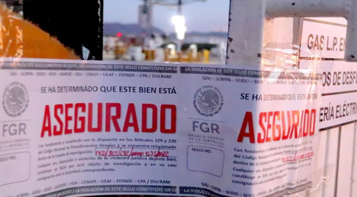 Clausuró Gaspasa la Fiscalía General de la República