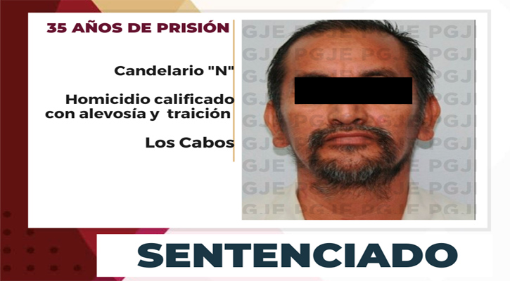 Condenado a 35 años de prisión por homicidio calificado en SJC
