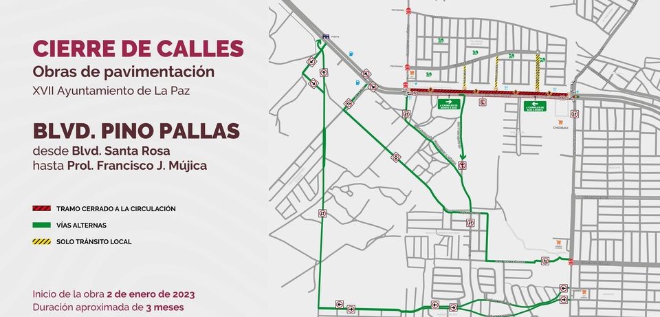 Iniciarán obras de pavimentación en el bulevar Pino Payas el 2 de enero