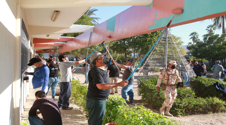 Realizaron trabajos de rehabilitación y mantenimiento de la BENU