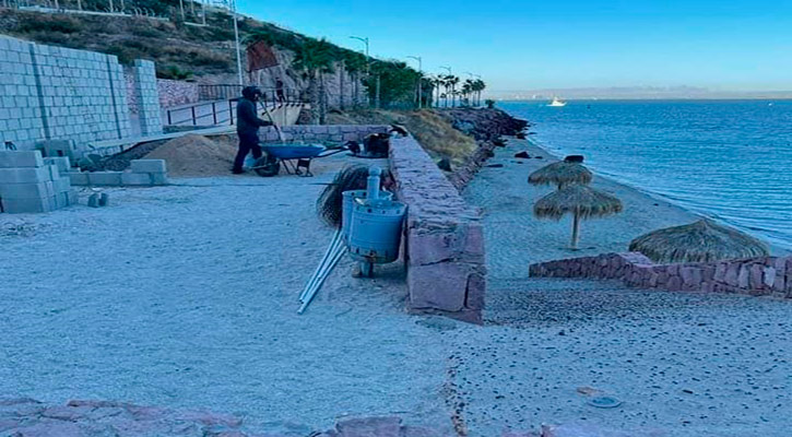 Demolerán barda que construyeron sin autorización en el parque acuático El Coromuel Demolerán barda que construyeron sin autorización en el parque acuático El Coromuel