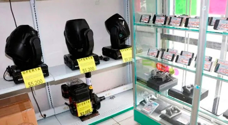 Recuperan cocineta reportada como robada en cateo a una Casa de Empeño de First Cash en La Paz