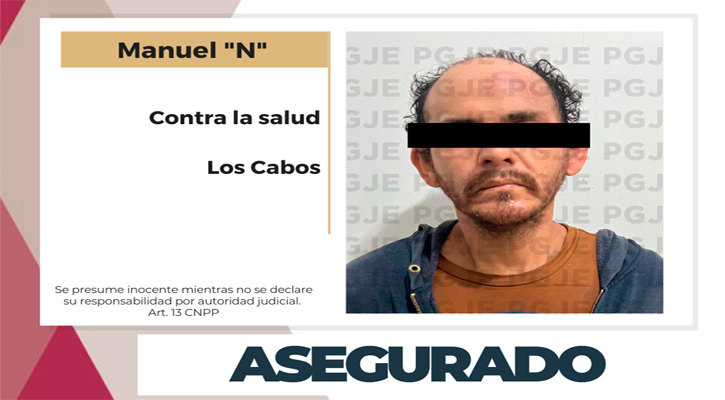 Aseguran a “El Chuky” con 675 dosis de narcóticos en CSL