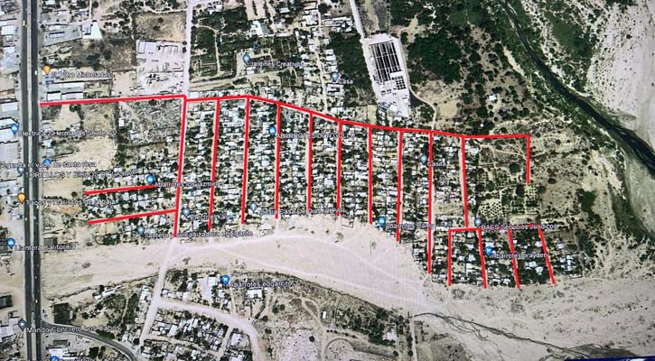 Planean construir un paso vehicular en el arroyo El Saltito en SJC